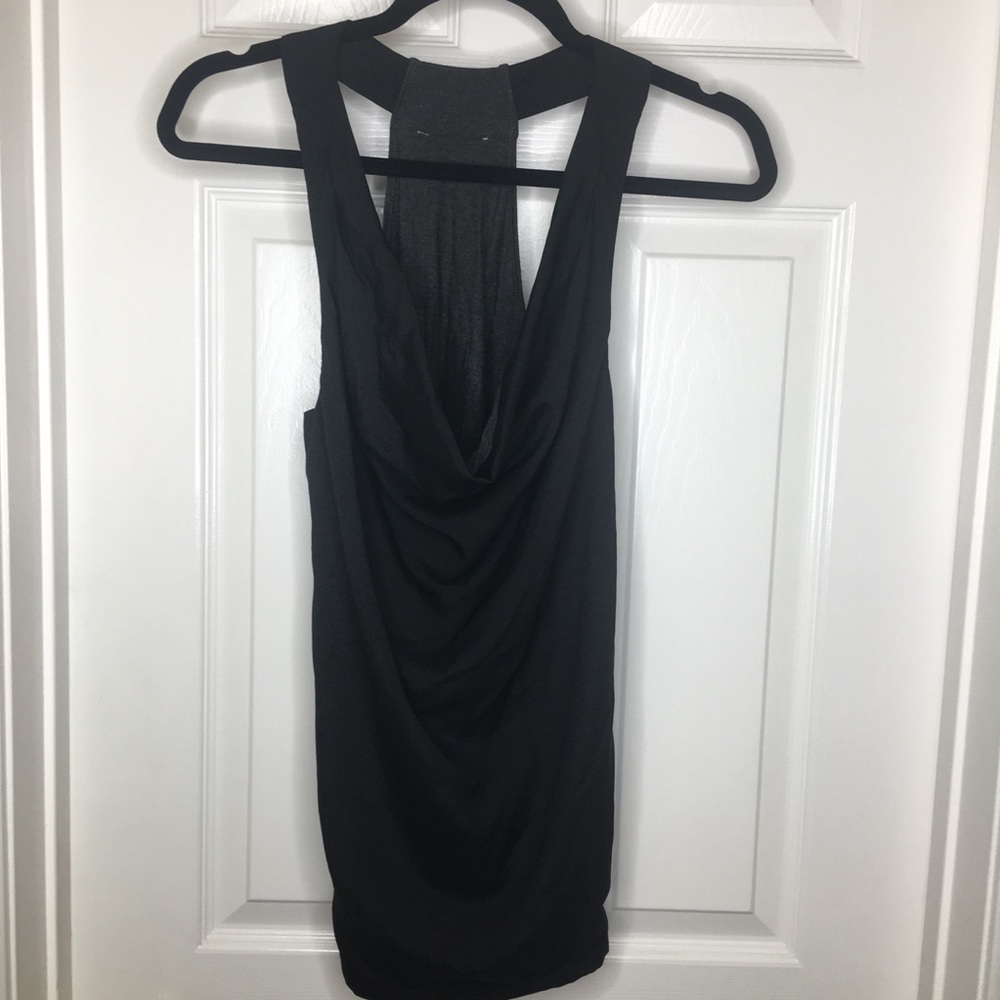 Black workout tank